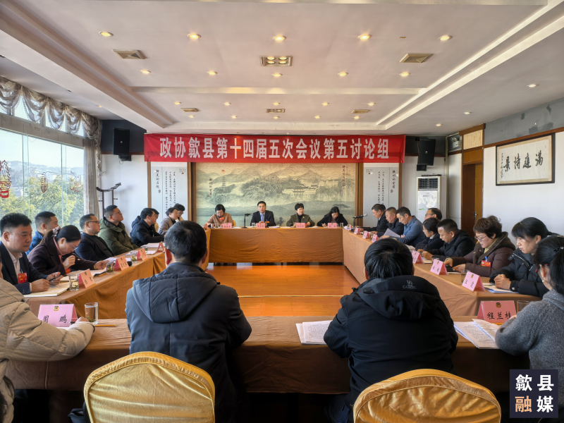 王奇勇参加县政协十四届五次会议第五讨论组讨论